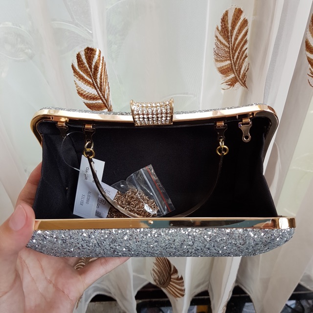 Clutch Glitter with Handle