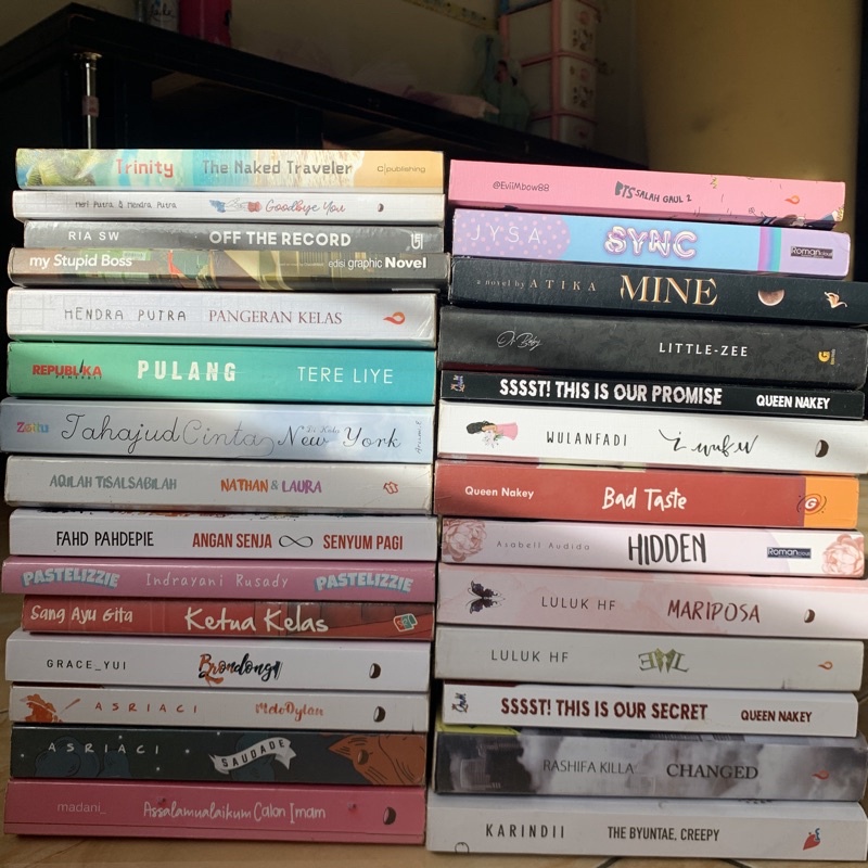 Preloved Novel Wattpad/ Novel Murah / Novel Bekas / Novel gramedia