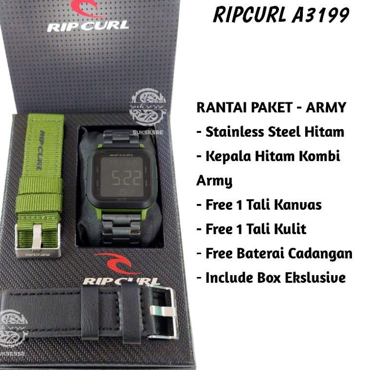 ✸Harga Promo✳☈ IMFNR RIPCURL A3199 NEXT DIGITAL CORE SURF WATCH / JAM TANGAN PRIA WANITA TAHAN AIR /
