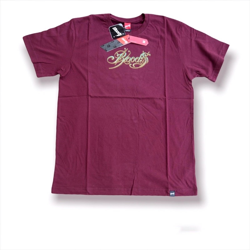BLOODS REGIME 08 BAJU ATASAN KAOS MURAH UNISEX KAOS DISTRO BAJU COWO KAOS BLOODS ORI MERAH MAROON