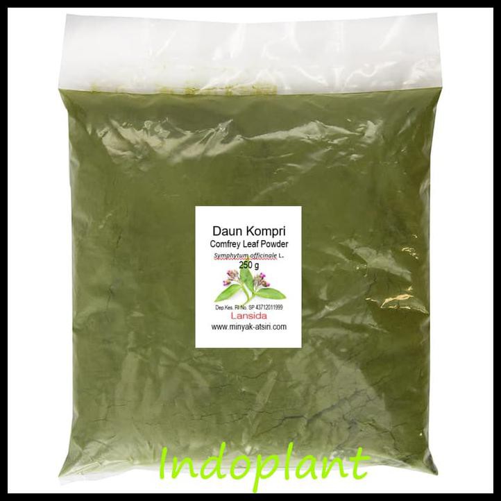 

Bubuk Daun Kompri 250 G Comfrey Leaf Powder Simplisia Serbuk Komfrey