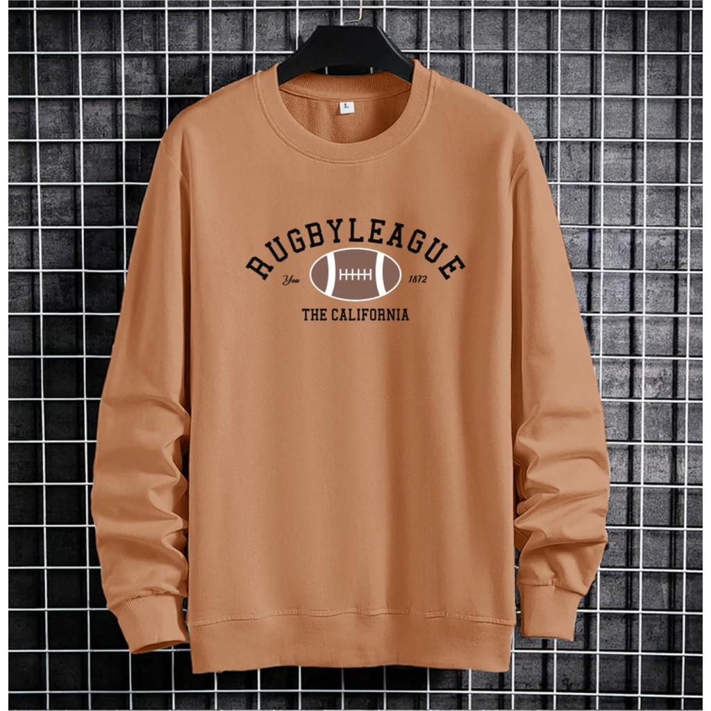 AMOSJKT28.ATASAN LENGAN PANJANG/JUMPER/BAJU PRIA WANITA/BAJU SWEATER RUGBY