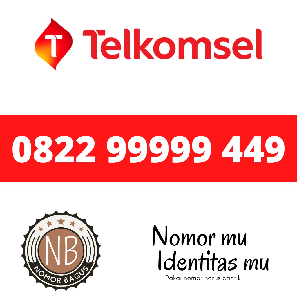 Kartu perdana telkomsel simpati nomor cantik 99999 449 panca 99999