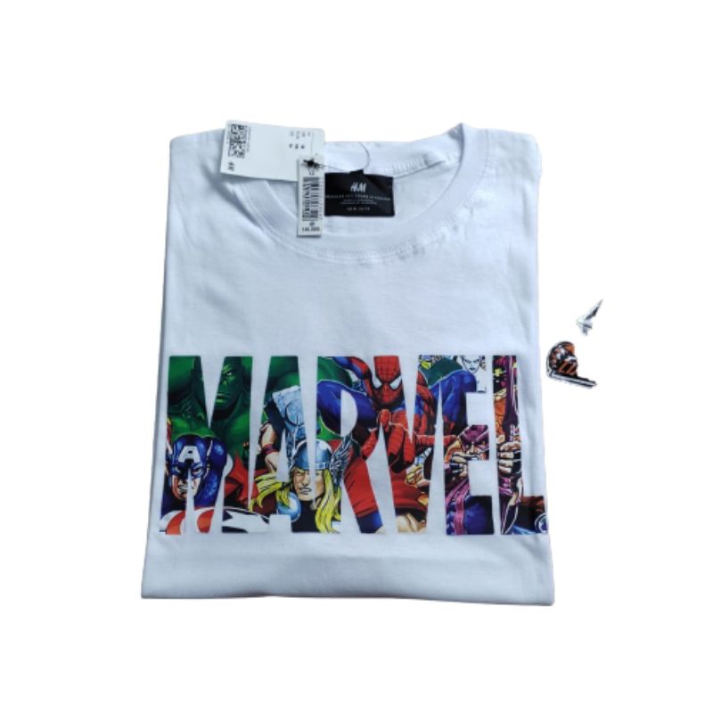 KAOS MARVEL SUPERHERO X H&M TERLARIS