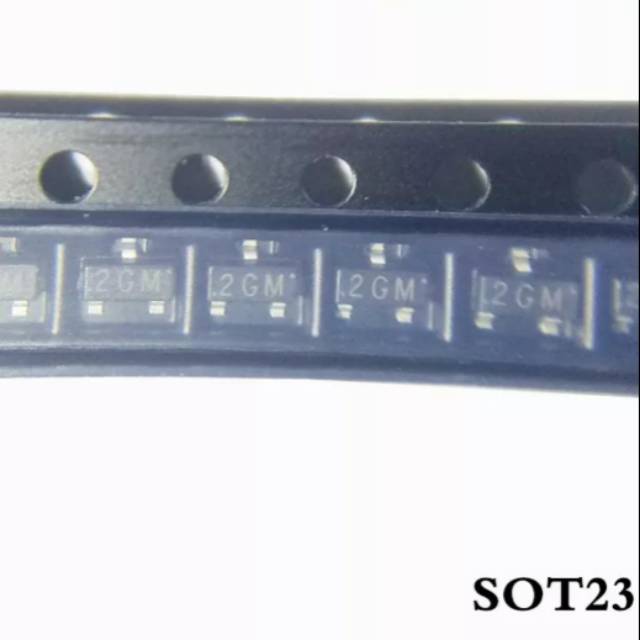 Komponen Speedometer Transistor PNP marking 2GM = W2G