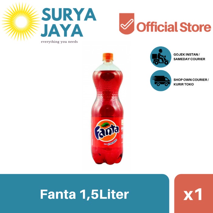 

Distributor Fanta 1,5 Liter (1pcs) - Agen Fanta 1.5L