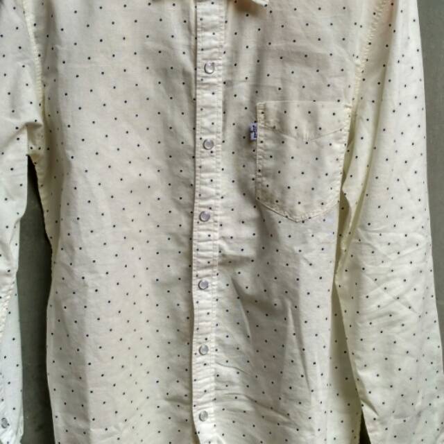 Kemeja putih levis original / lengan panjang