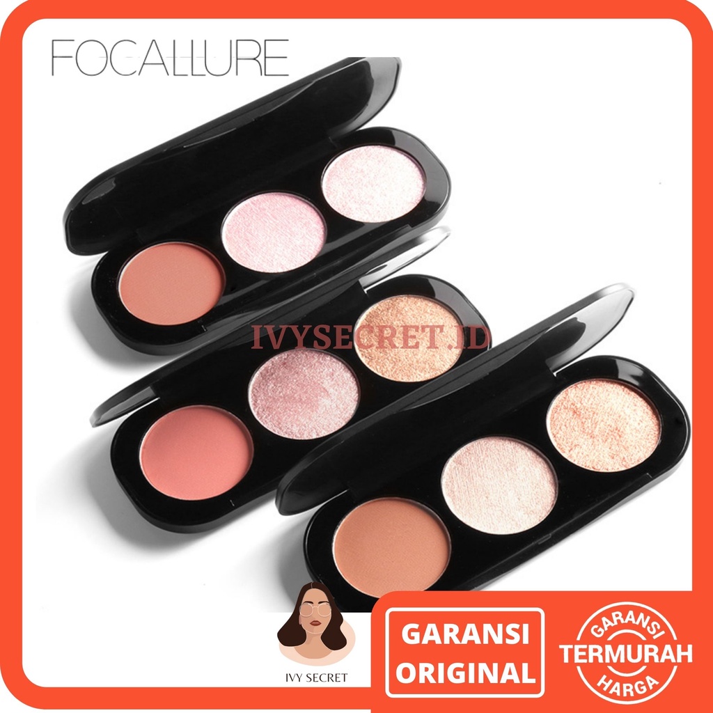 Focallure Trio Blush Focallure Blush And Highlighter Focallure Blush On Focallure  Blushon Highliter Focallure