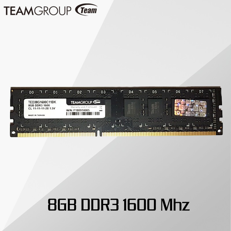 Team Elite Memory Komputer 8GB DDR3 1600Mhz