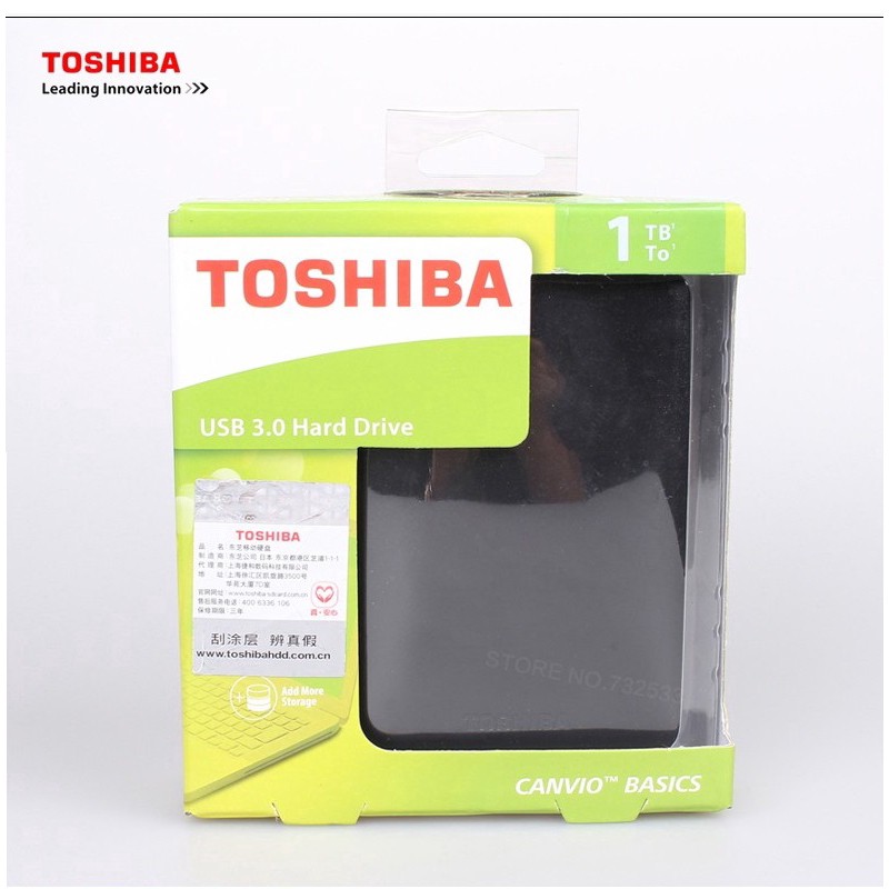 Murah Toshiba U Mobile Hard Drive 2TB mobile hard disk box