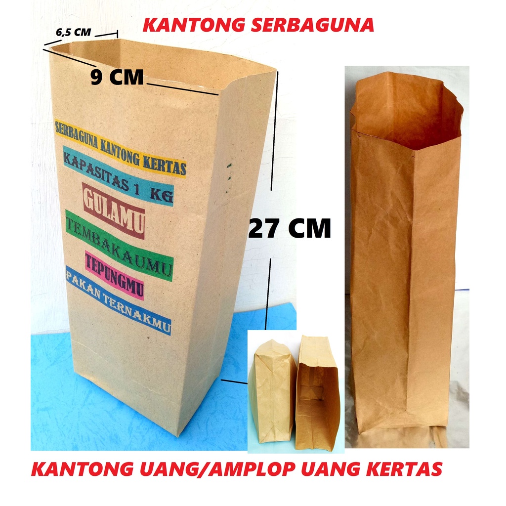 

Kantong Uang > Kantong kertas > Kantong > Kantong Packing > Amplop Uang > Kantong semen mini 1 Kg