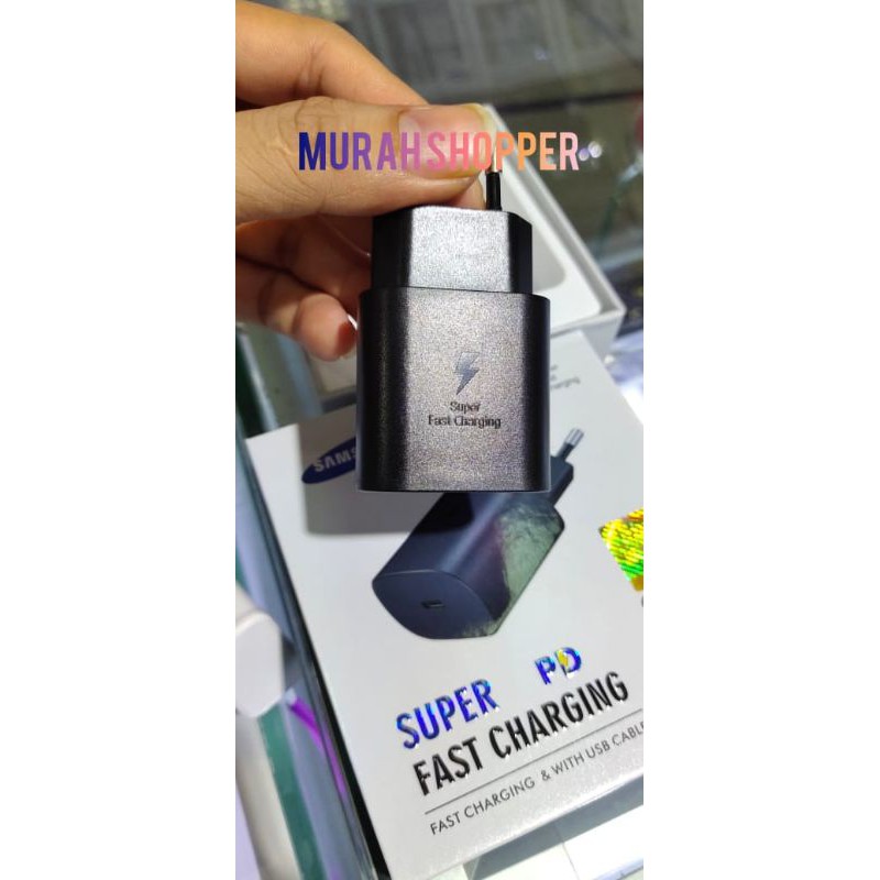 CHARGER SAMSUNG NOTE 20 ULTRA.S20 ULTRA.NOTE 10.S10.A71.A51 SUPER FAST CHARGING.ORIGINAL.BERGARANSI