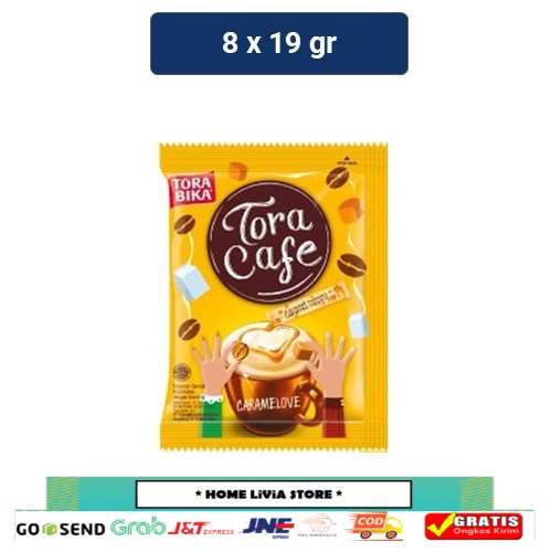 

Toracafe Caramel Latte Banded Kopi 19 gr x 8 Sachet