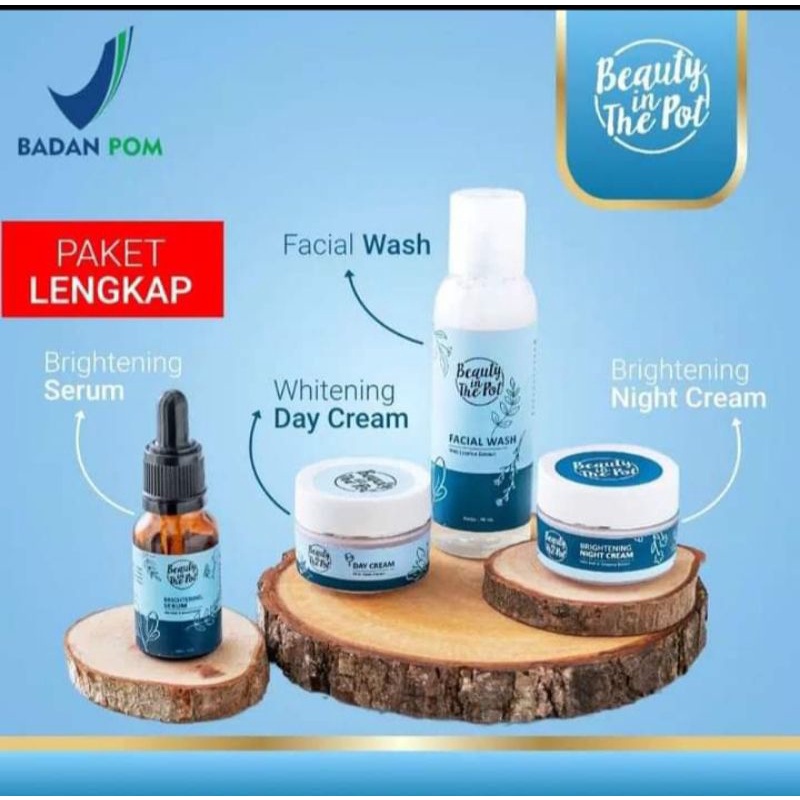 (BISA COD) Beauty in the pot skincare original BPOM /paket pemutih wajah beauty in the pot skincare 
