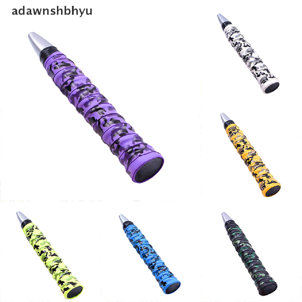 Adawnshbhyu Serap Keringat Raket Tape Anti slip Handle Grip Untuk Kamuflase Badminton Tenis