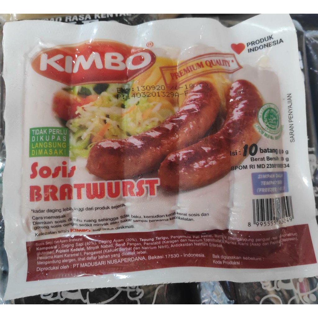 

Kimbo Sosis Sapi Bratwurst