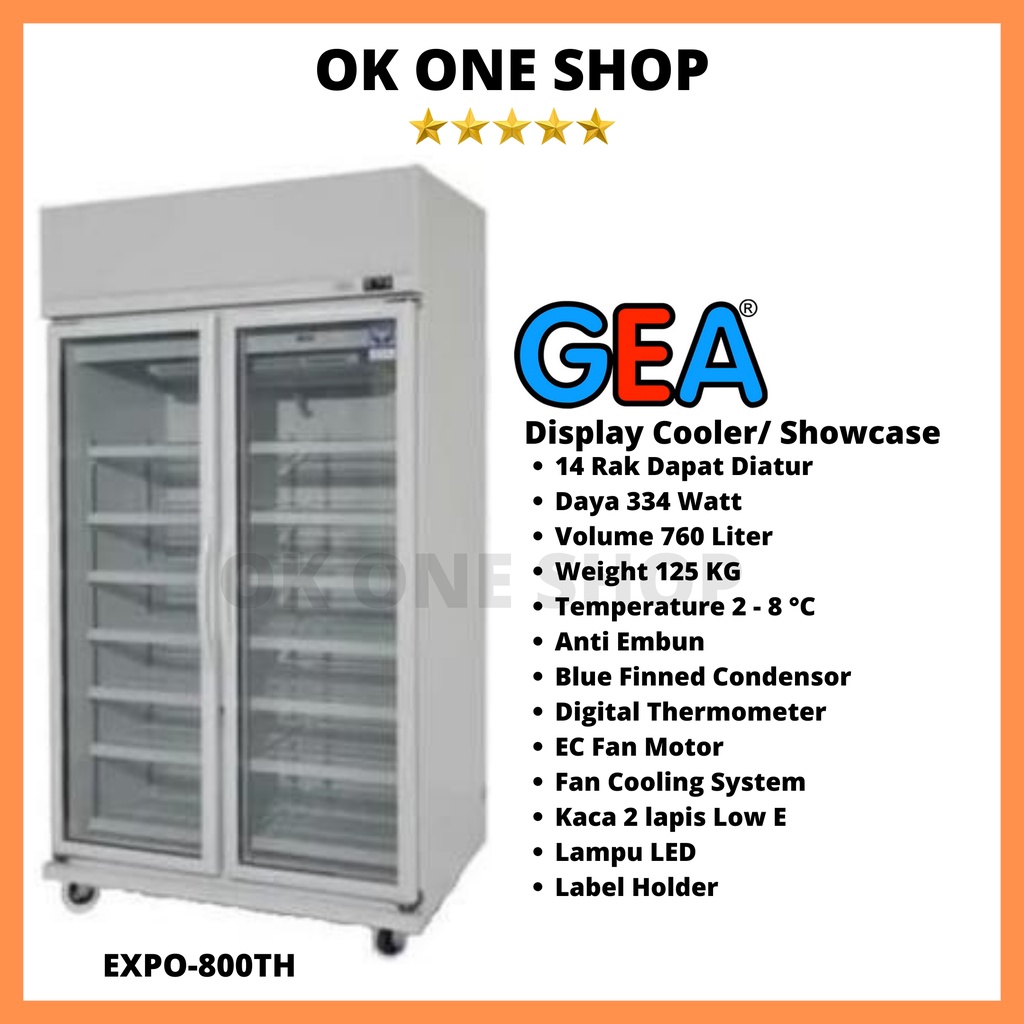 Jual GEA EXPO 800TH Showcase Display Cooler 2 Pintu 760L Shopee   3c150f0c957d6f3ea6074c53bc506611