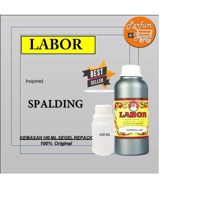 BIBIT PARFUM MURNI LABOR  SPALDING 100 ML | SUPERDING LBM | BEST SELLER | PARFUM UNISEX