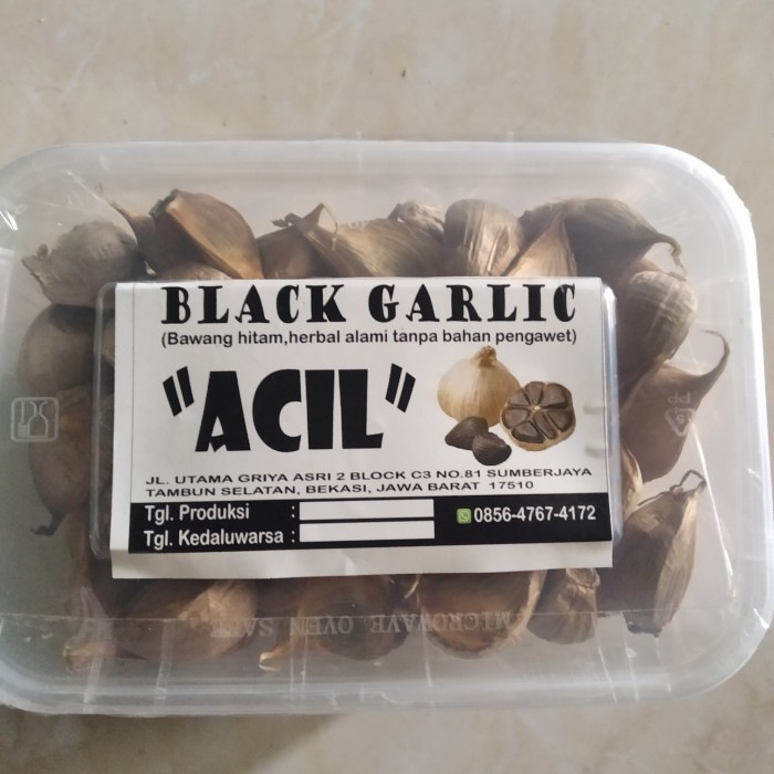 

Black garlic kating bawang hitam 250 gr herbal alami untuk kesehatan