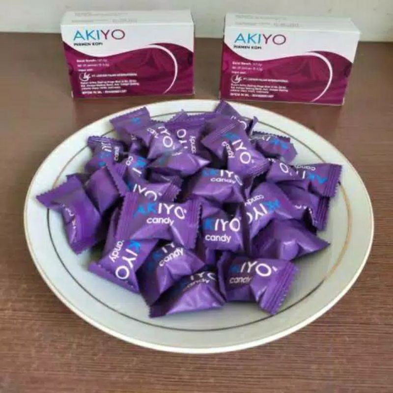 Jual PERMEN AKIYO / AKIYO CANDY / PERMEN KOPI STAMINA IJIN BPOM
