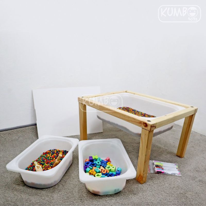 Meja Sensory Meja Belajar Montessori Table