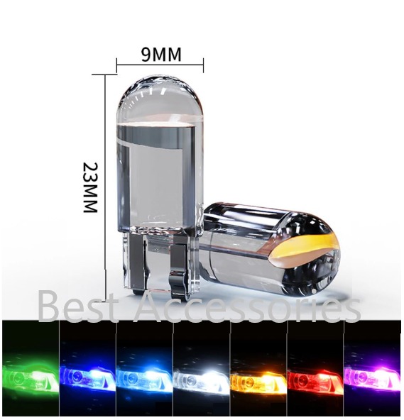 Lampu Led T10 Full KACA Resin 360 Senja Sein Sinar Terang 622