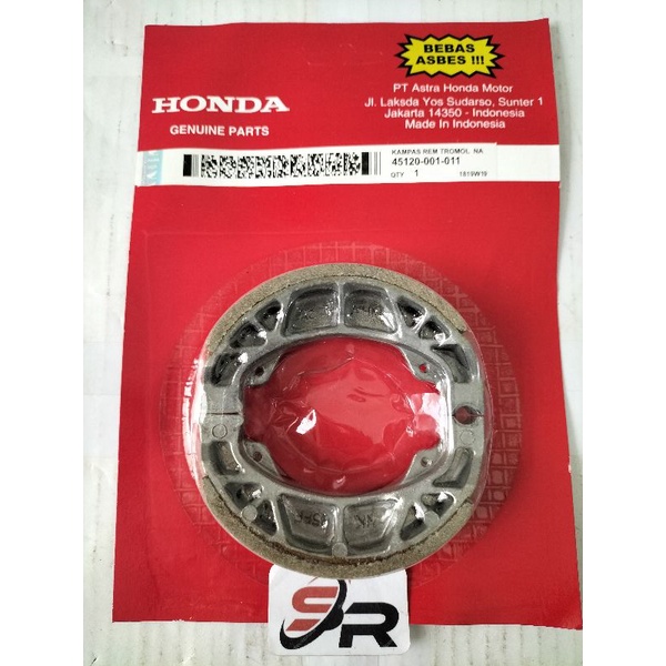 REM TROMOL DEPAN BELAKANG BISA (GN5) HONDA ORIGINALGREND ASTRA PRIMA SUPRA X LAMA SUPRA FIT  SUPRA X 125  KARISMA  KIRANA  REVO FIT  ABSOLUTE  BELADE  NEW OLD LAMA