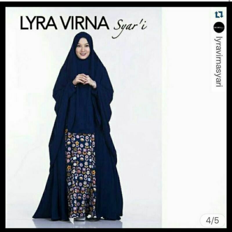 gamis set lyra virna syari