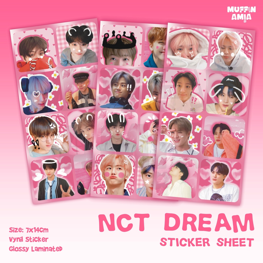 

NCT Dream Sticker Sheet Pink Cuties