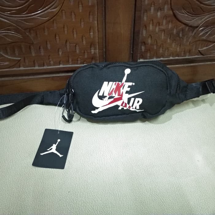 tas Waistbag Nike Air Jordan Jumpman crossbody black Original