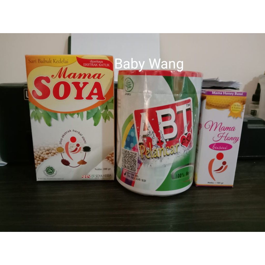 Paket Asi Booster Lengkap (ABT, Mama soya, Mama Honey)