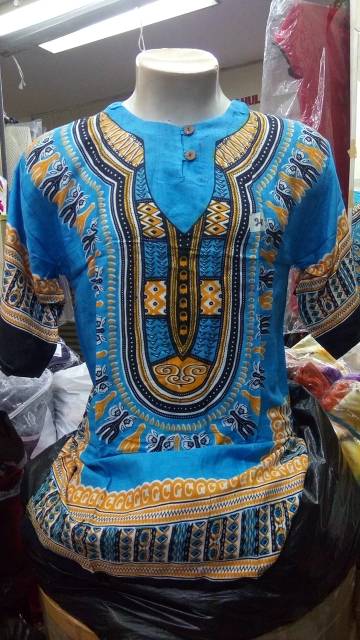 PROMO TERMURAH Baju Bali Dashiki Corak Warna Random