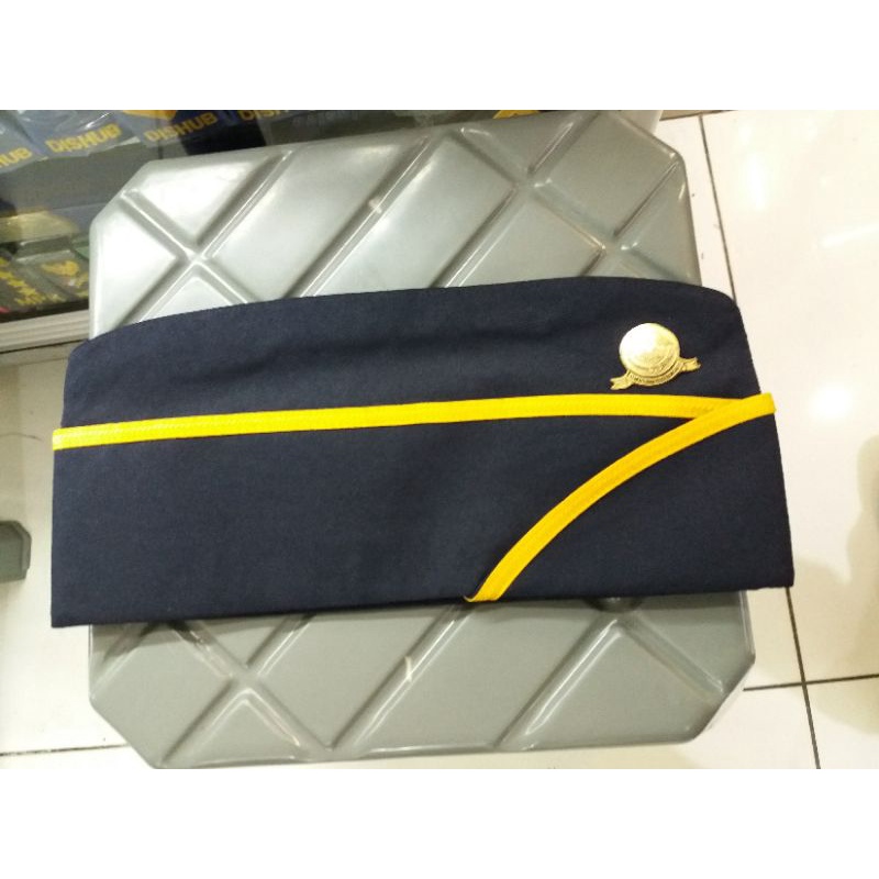 Topi MUT Pria PERHUBUNGAN + Pin MUT PERHUBUNGAN