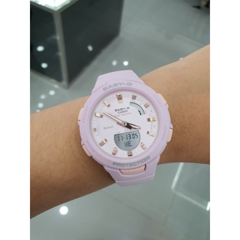 Jam Tangan Wanita Baby-G BSA-B100-4A2 New Original Garansi Resmi