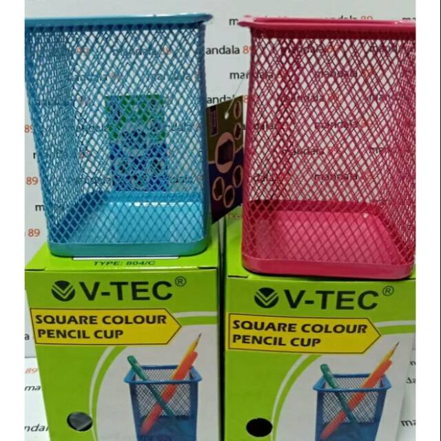 

Tempat Pensil Jaring Kotak V-Tec
