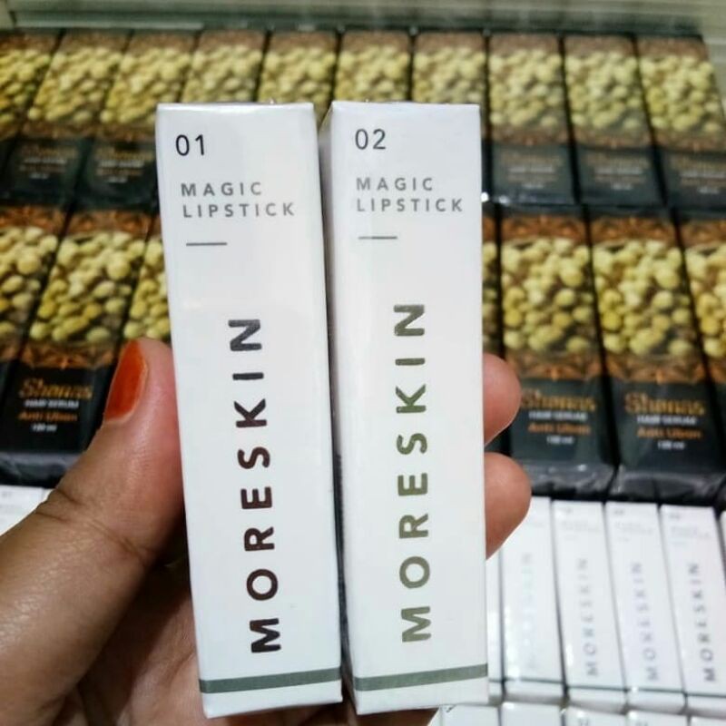 Moreskin magic lipstik, moreskin moisturizing magic lipstik