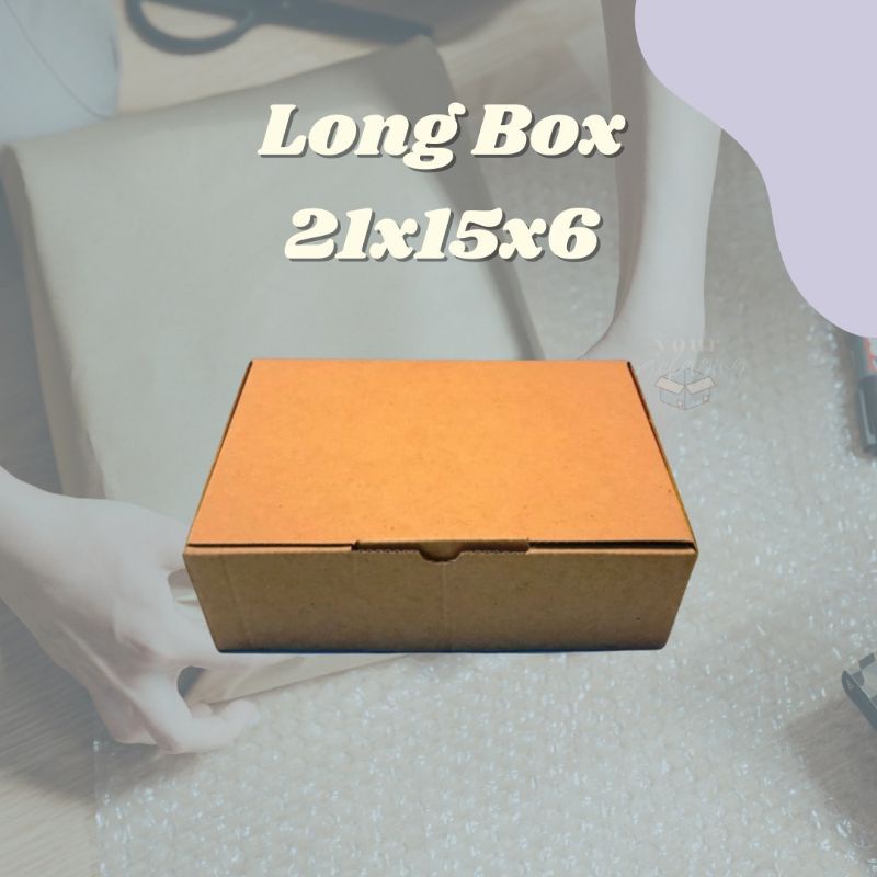 

Long Box 21 x 15 x 6 // Kardus Die Cut