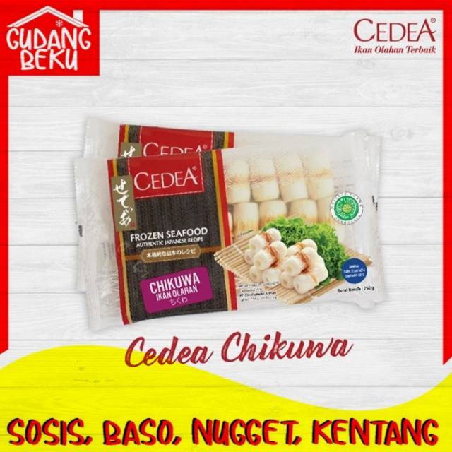 Cedea Chikuwa 250gr frozen food Bandung