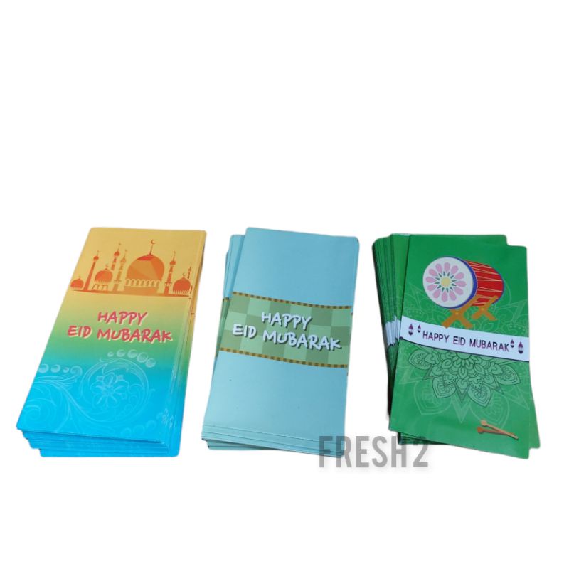 

3 motif angapo lebaran klasik / amplop lebaran