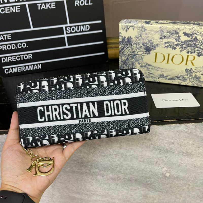 [RESTOCK]  DOMPET DIRR KANVAS 2WARNA FREE BOX DIRR