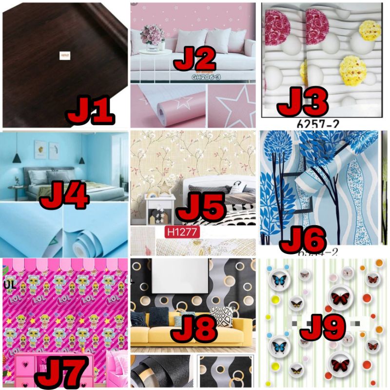 cuci gudang wallpaper dinding termurah