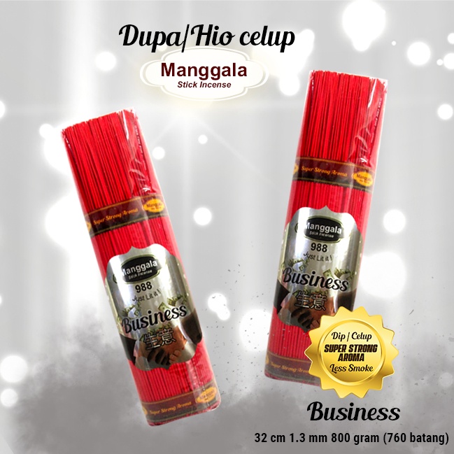 Dupa/Hio Wangi Business Manggala Stick Merah 32cm ± 780 Stick / 800gr