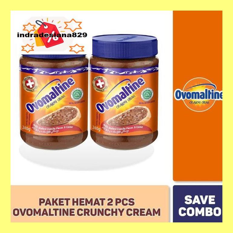 

Sf504Nind Ovomaltine Crunchy Cream 240G (2 Pcs) Ind504Sm