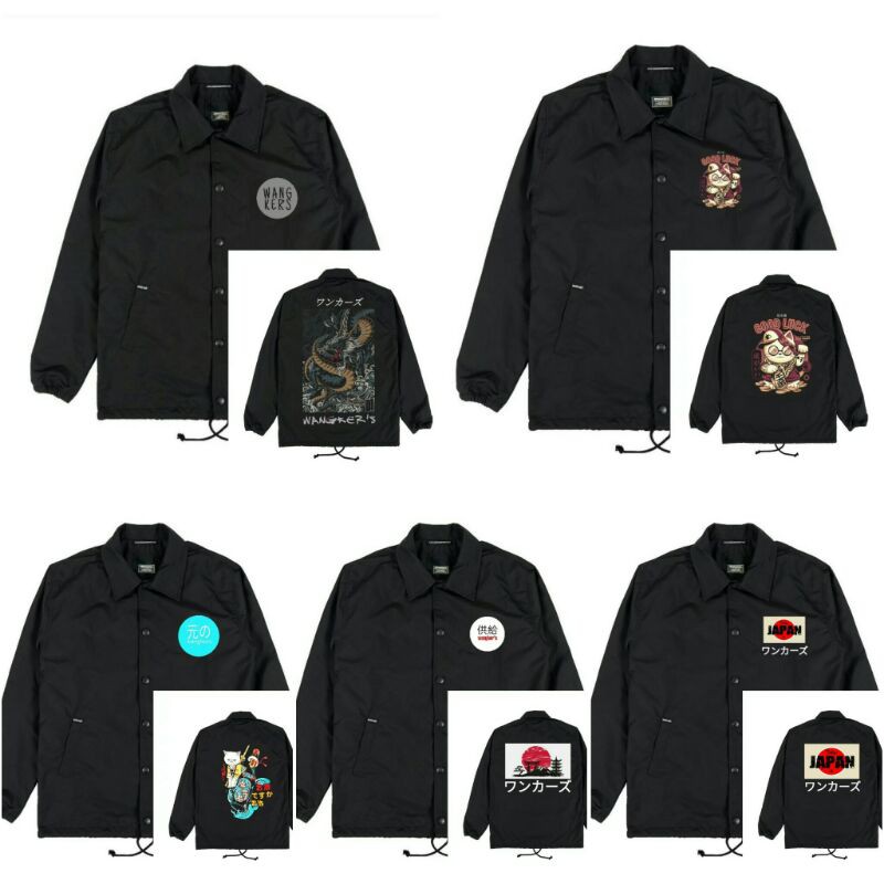 JAKET COACH JAPAN PRIA BLACK TERMURAH JACKET COACH JAPAN EDITION TERLARIS COACH SURFING PRIA JAKET