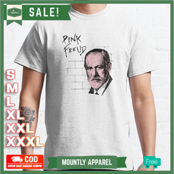 Kaos Baju Pink Freud Sigmund Freud T-Shirt Premium