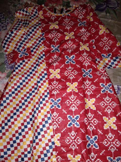 Ziggy Tunik Saori Tunik Bintang Mozaik Ziggy Tunik Batik Cantik Keren Modern Tunic Batik Bagus Halus