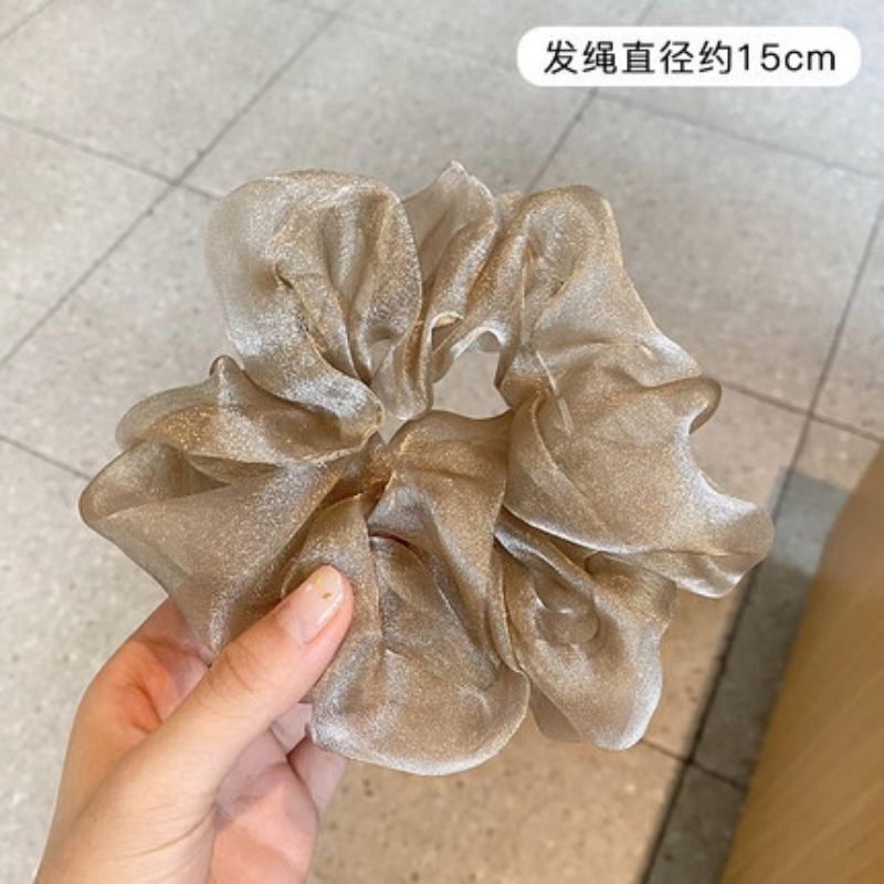 Scrunchie Organza - Kunciran Ikat Rambut Korea (besar) Cepol Hijab/Jilbab