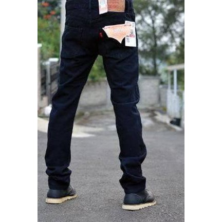 Dijual Celana Jeans Levis Original 501 Black / Hitam Pekat/ Pria/Regularfit .,,.,.,
