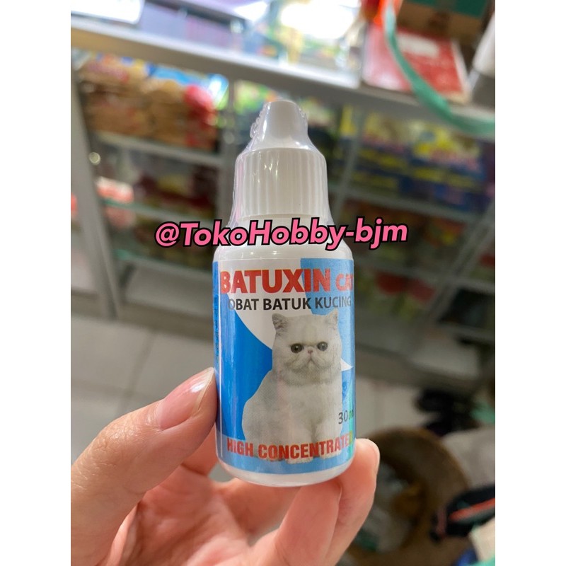 Batuxin cat - obat batuk kucing batuk pilek sesak nafas alergi kucing - kucing batuk