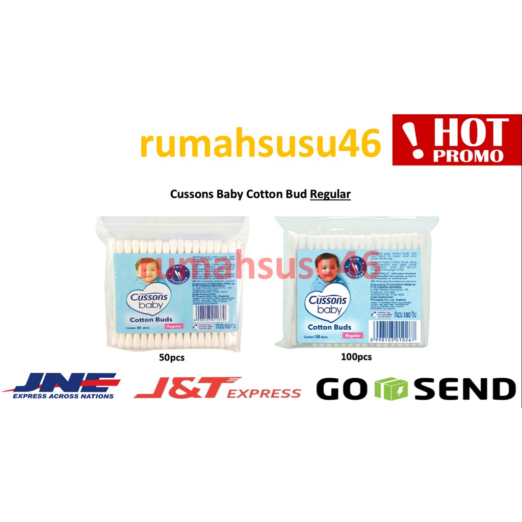 Cussons Baby Cotton Bud Regular 50pcs / 100pcs